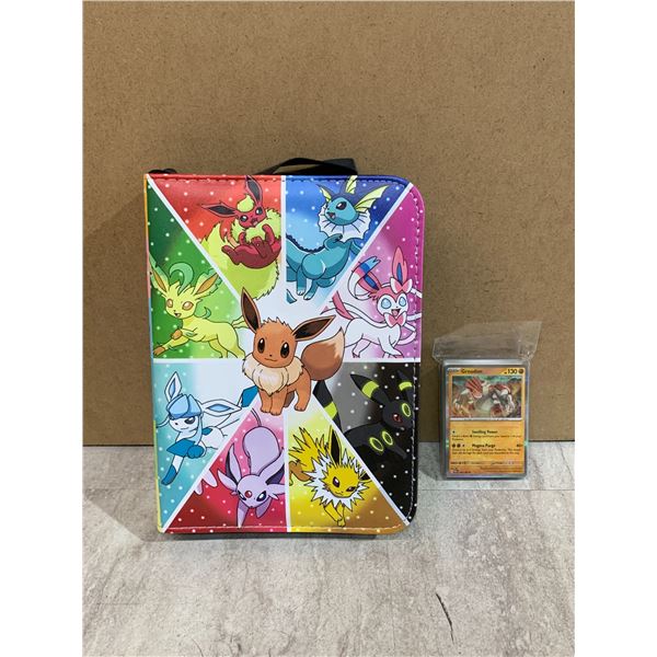 Eeveelutions Pokemon Binder - Includes Cards
