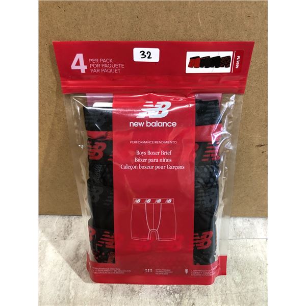 New Balance 4 Pack Of Men's Boxers - Medium