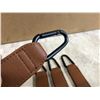 Image 3 : Brown Synthetic Leather Stroller Hooks