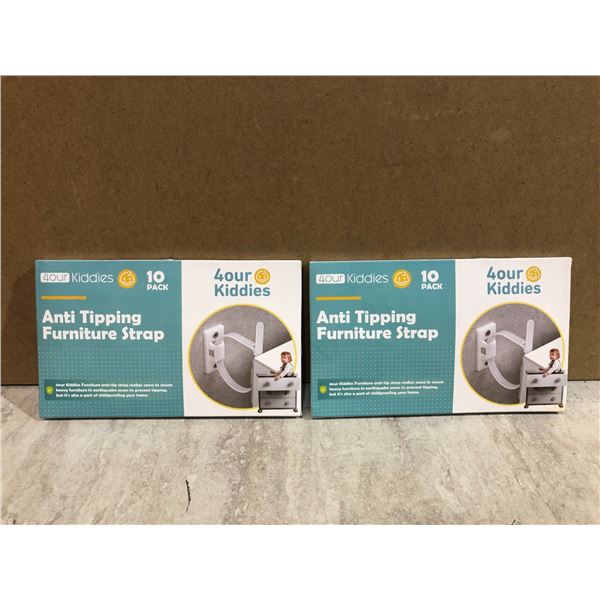 4our Kiddies Baby Proofing Anti Tip Furniture Anchors Kit