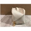 Image 2 : EACHY Faux Leather Makeup Bag - Cream Colour