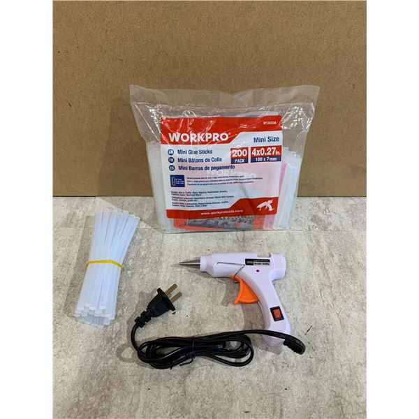 20W Gluegun - Includes 220 Glue Sticks