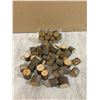 Image 1 : Rustic Wood Place Card Holders - 50 PCS