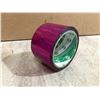 Image 3 : Holographic Tape - Rose Red Checkered Pattern