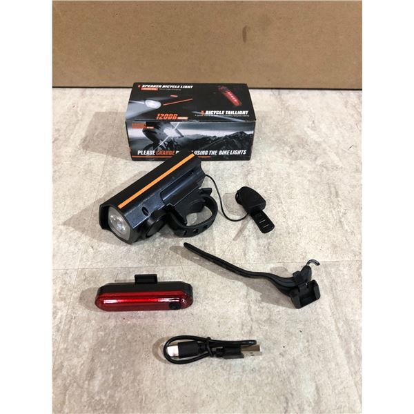 Speaker Bicycle Tail Light 120DB - Model: GYGM-861