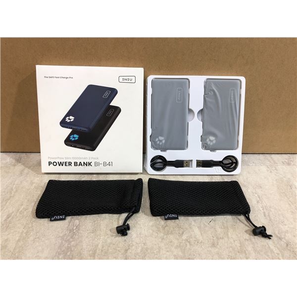 PowerPaw Slim 10000mAh 2 Pack - BI-B41