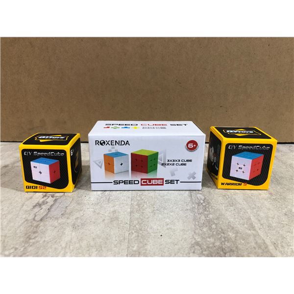 Speed Cube Set - 3x3x3 Set & 2x2x2 Set