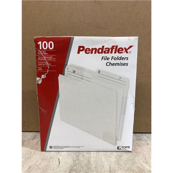 100 Pack - Pendaflex File Folders