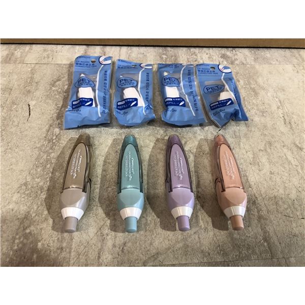 8 PCS - Push Pen Style Correction Tape