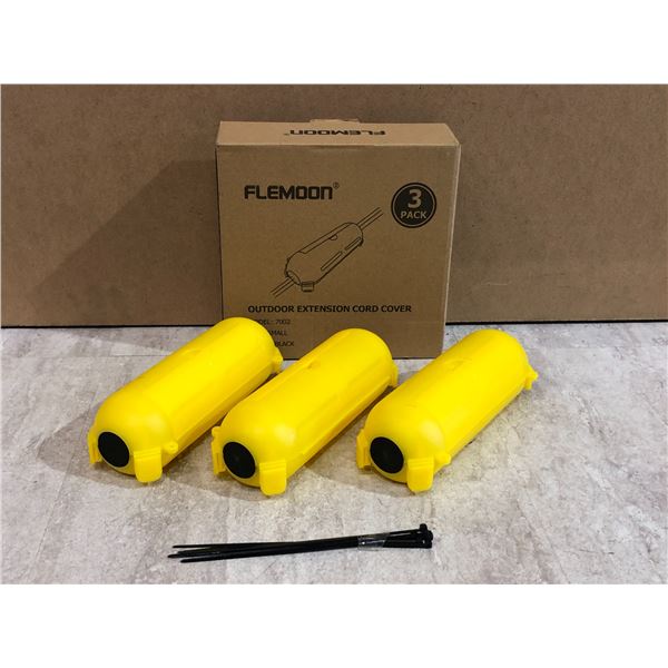 FLEMOON 3 Pack Outdoor Extension Cord Cover