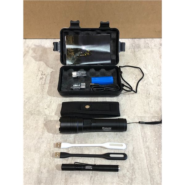 Kssvzz Super Bright Retractable Flashlight