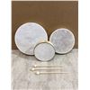 Image 1 : 3 Pack - Different Sized Drums With Drumsticks