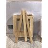 Image 2 : Tabletop Easel With Canvas Set - Super Value 18 Pack