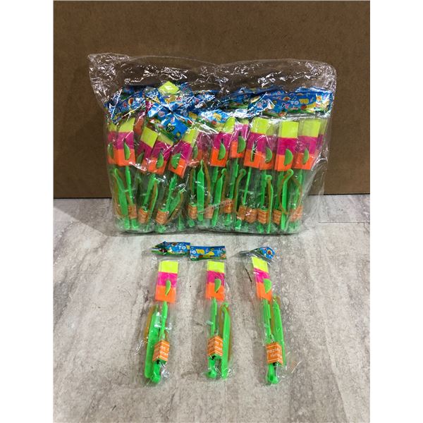 Rubber Band Powered Sky Fling Toys