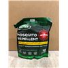 Image 1 : 10 Pack - Rictex Mosquito Repellent - 100 SQ FT Indoor Coverage Per Pouch