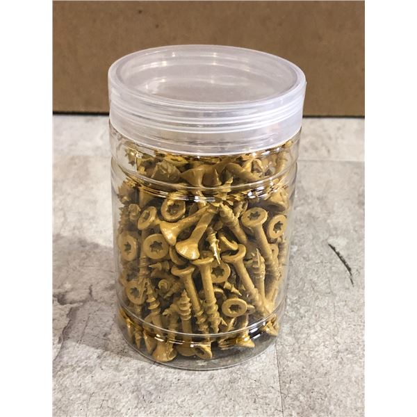 Jar Of #8x1 1/2in Deck Screws