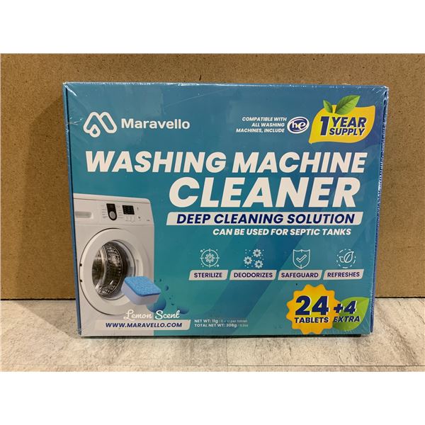 1 Year Supply - Maravello Washing Machine Cleaner
