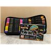 Image 1 : 48 Colours - Betem Dual Tip Acrylic Markers