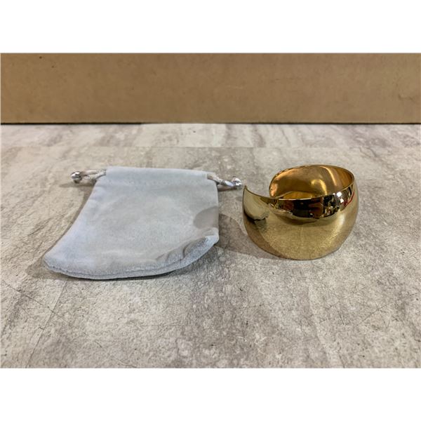 Lillie & White Gold Coloured Cuff Bracelet