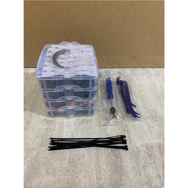 1200 Retainer Clips - 47 Different Sizes