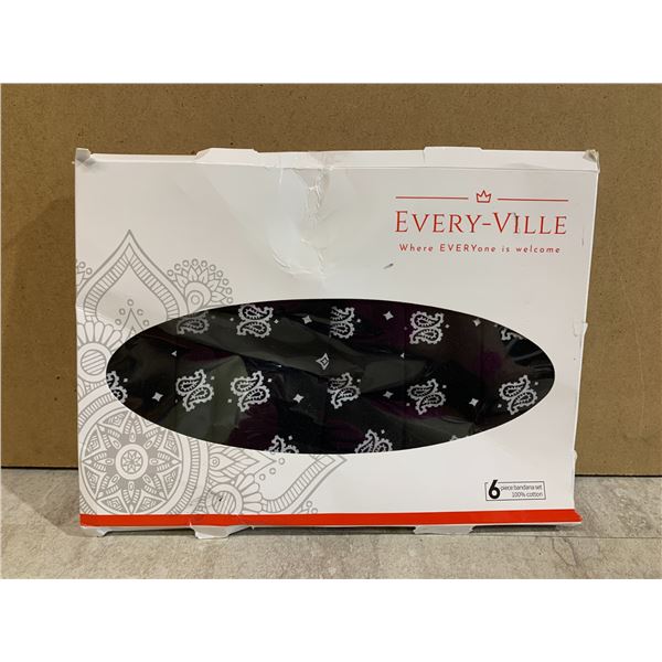Every-Ville 6 Piece Bandana Set