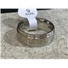 Image 2 : Size 9 Fake Ring - Stainless Steel With Pattern