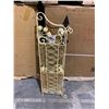 Image 5 : Vintage White Metal Corner Plant Stand