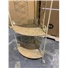 Image 8 : Vintage White Metal Corner Plant Stand