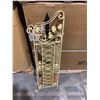 Image 12 : Vintage White Metal Corner Plant Stand