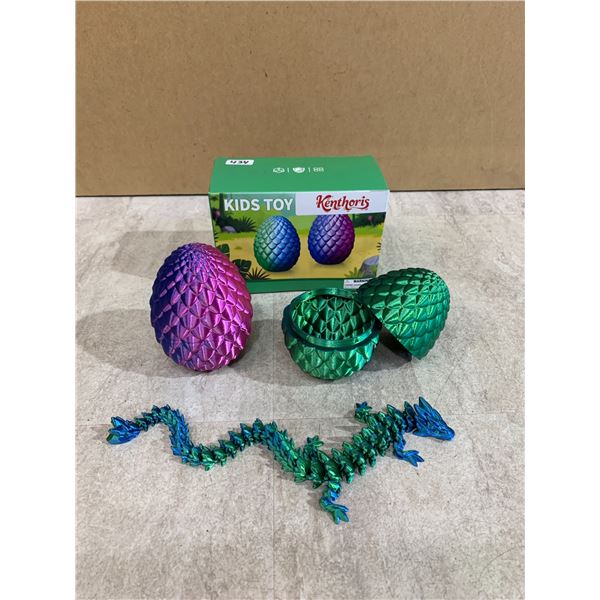 Kenthoris 3D Printed Dragon Egg Toys - Includes Dragon Inside