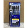 Image 1 : 4 Pack - Oral-B Cavity Defense 123 Medium-Bristle Toothbrushes
