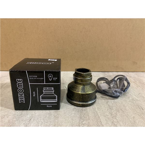 Xihome Alloy Metal Water Pipe Table Lamp