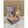 Image 1 : Glass Table Lamp - Battery Operated With Time