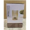 Image 3 : Glass Table Lamp - Battery Operated With Time