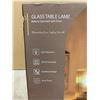 Image 4 : Glass Table Lamp - Battery Operated With Time