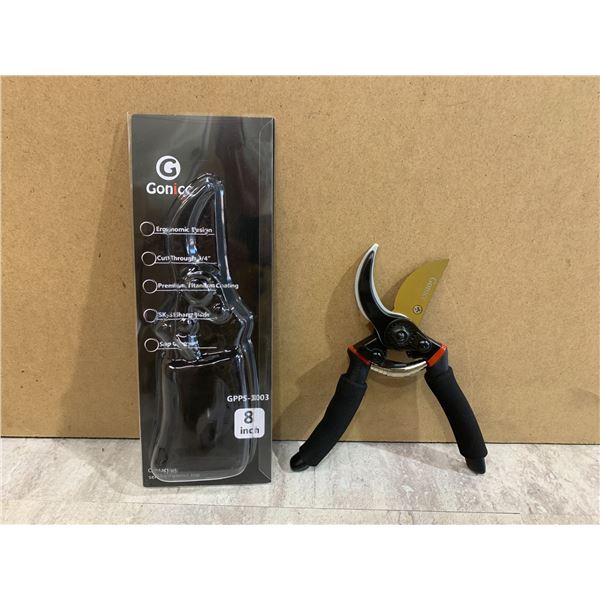 Gonicc 8in Professional Premium Titanium Bypass Pruning Sheers
