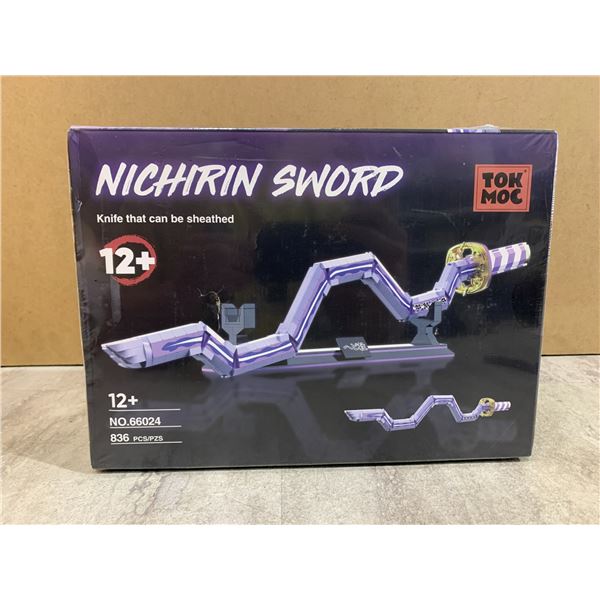 TOKMOC 836 PCS Buildable Nichirin Sword - Can Be Sheathed
