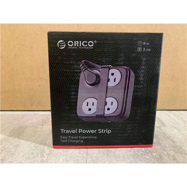 Orico Travel Power Strip - 8 AC - 3 USB