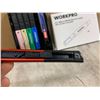Image 4 : Workpro 5PC 9mm Aluminium Snap-Off Knife With 10 Extra Blades