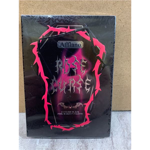 Afflano Rose Curse - 6 Colours Black Pink Colour Palette