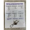 Image 2 : Heavy Duty Carabiner Clip & Stainless Steel Anchor Bolts
