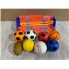 Image 1 : Assortment Of 8 Different Foam Balls For Kids