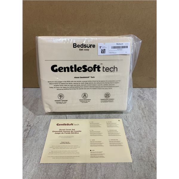 GentleSoft Tech Duvet Cover Set - King Size - Includes 1 Duvet Cover & 2 Pillow Shams