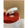 Image 6 : Rubbermaid Mixermate Pitcher With A Red Snap Tight Lid