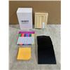 Image 1 : 10 PCS - Reusable Mini Chalkboad Signs With Easel Stand