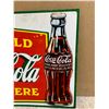Image 2 : Metal Coca Cola Sign - 11x17in - Sticky