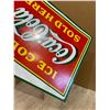 Image 3 : Metal Coca Cola Sign - 11x17in - Sticky