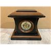 Image 1 : Bombay Company Wooden Mantel Clock
