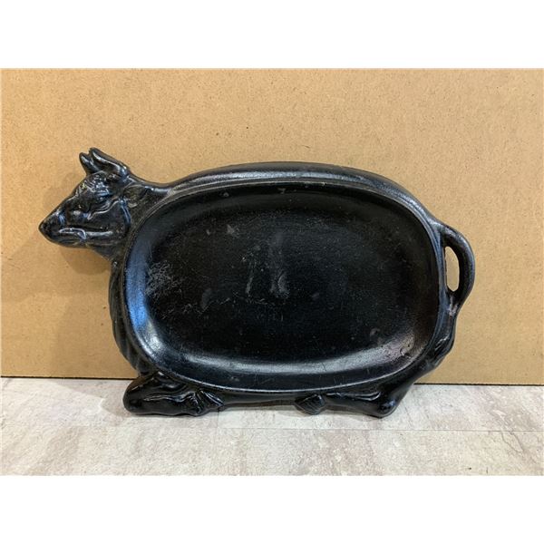Cow Shaped Cast Iron Fajita Plate
