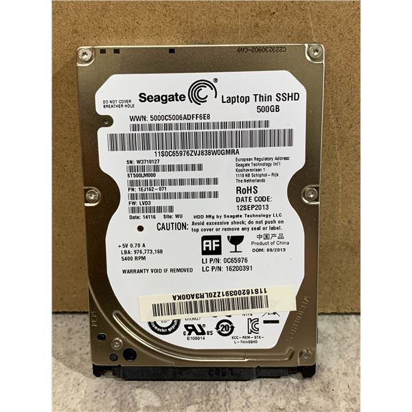 Seagate 500 GB Computer Hard Drive - Formatted